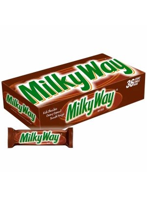 Milky Way Chocolate Candy Bars - 1.84 Oz Each - 36 Count